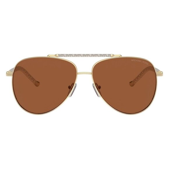 A0957Z New MICHAEL KORS Portugal Gold Aviator MK1146 1014/73 Sunglasses Women - Picture 2 of 6